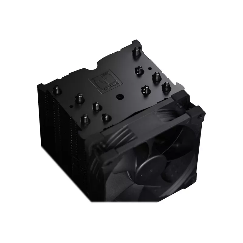 CPU aušintuvas Noctua NH-U9S chromax.black – 92 mm ventiliatorius, 5 šilumos vamzdelių, 12 V, SSO guolis, LGA 2066