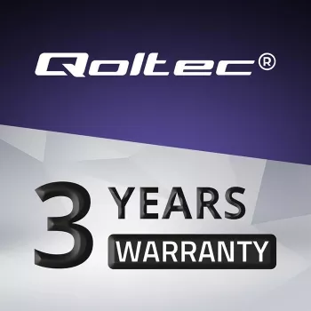 Qoltec 51025 maitinimo adapteris / keitiklis vidaus naudojimui Juodas