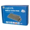 USB 2.0 šakotuvas LogiLink UA0141A, 4 prievadai, metalinis korpusas