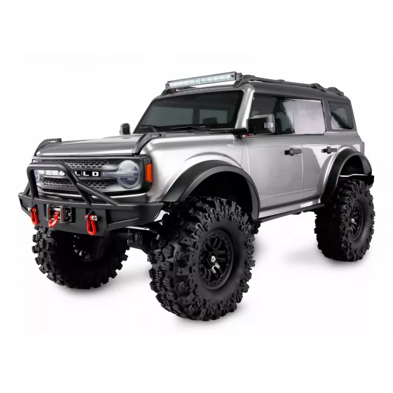 Radijo bangomis valdomas krovininis visureigis Amewi AMXRock Caballo 4WD 1:10 metalinis pilkas