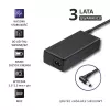 Qoltec 50090 90W maitinimo adapteris/inverteris vidaus patalpoms Juodas