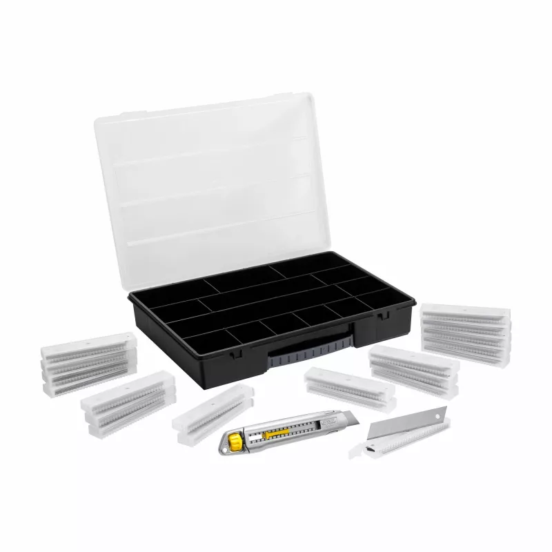 Stanley STHT10019-9 peilių ašmenys 200 vnt 18 mm plieniniai