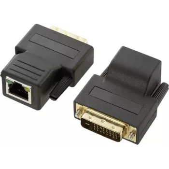 DVI ilgintuvas Renkforce 189872 – DVI signalo perdavimas iki 70 m per RJ45 kabelį
