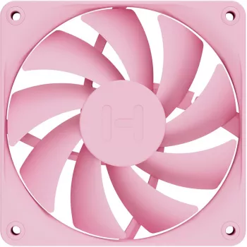 Kompiuterio aušinimo ventiliatorius HYTE FA12-SM-4 120 mm, 1500 RPM, 72 m³/h, 1.6 mmH2O, FDB, rožinis, 4 vnt.
