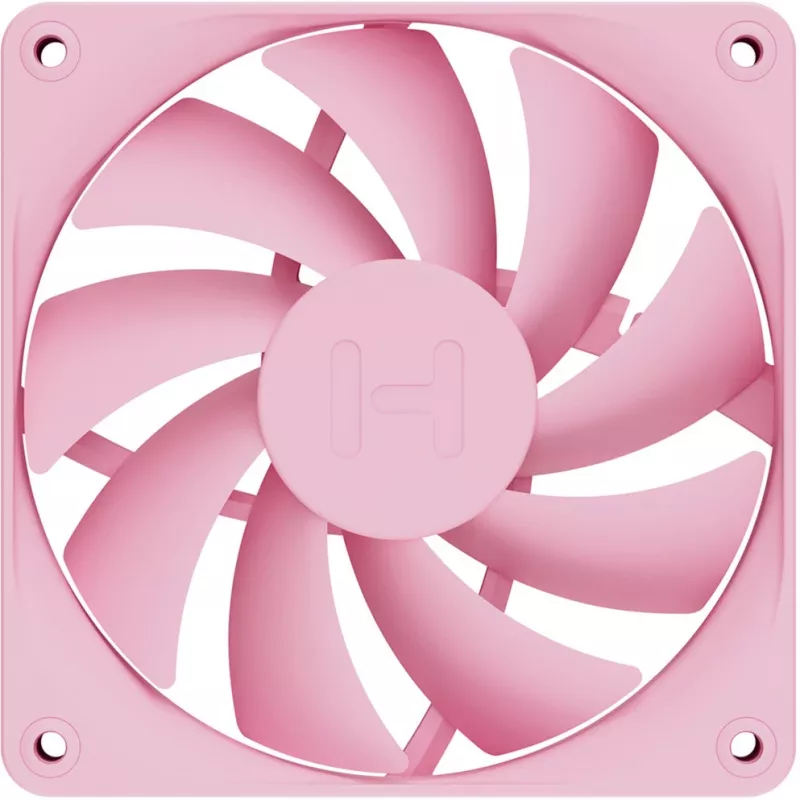 Kompiuterio aušinimo ventiliatorius HYTE FA12-SM-4 120 mm, 1500 RPM, 72 m³/h, 1.6 mmH2O, FDB, rožinis, 4 vnt.