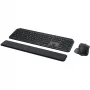 Logitech MX Keys S Combo klaviatūra su pele, belaidė RF + Bluetooth, QWERTZ Šveicariškas išdėstymas, grafito spalva