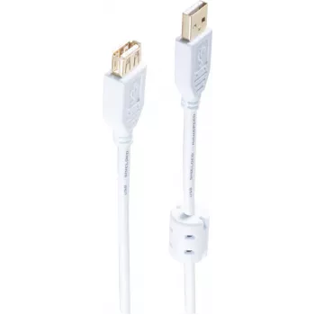 shiverpeaks BS77123-WF USB laidas 3 m USB 2.0 USB A baltas (BS77123-WF)