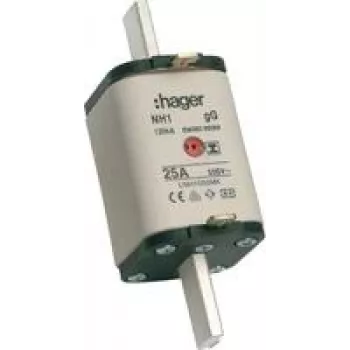 HAGER LNH1125MK saugiklis NH1C 125A 500V gG MKen. be laisvųjų metalų (LNH1125MK)