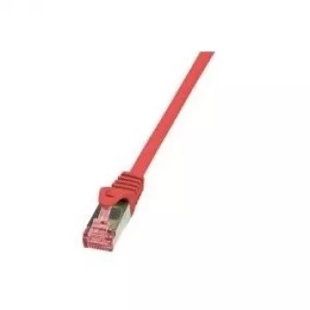 Tinklo kabelis LogiLink 5m Cat.6 RJ-45 S/FTP Raudonas