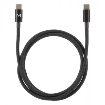 Laidas USB C / USB C - 2M 100W - Minkštas maišelis