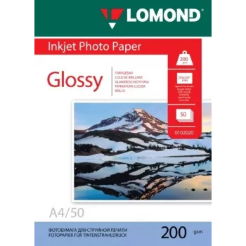 Lomond blizgus foto popierius rašaliniams spausdintuvams 200 g/m² A4, 50 lapų