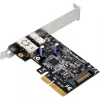 SilverStone ECU03 – USB adapter – PCIe 2.0 x2 Low Profile – USB-C 3.1 x 1 + USB-C x 1 (SST-ECU03)