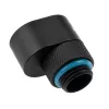 XSPC G1/4 Rotary 7mm Offset Fitting - matinis juodas