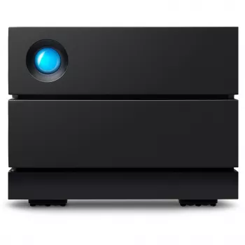 Darbalaukio RAID HDD masyvas SEAGATE LaCie 2big Raid USB‑C 40TB — 2 lizdai, HDD, USB‑C