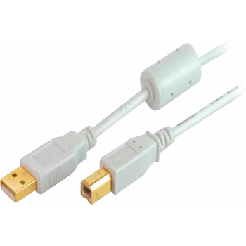 USB 2.0 laidas ShiverPeaks BS77022 1,8 m pilkas