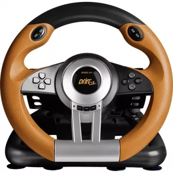 Vairas su pedalais Speedlink DRIFT O.Z. Juoda Pilka Oranžinė