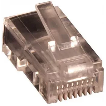 Lanview LVN125432 RJ45 kištukas su ekranavimu, skaidrus, 10 vnt.