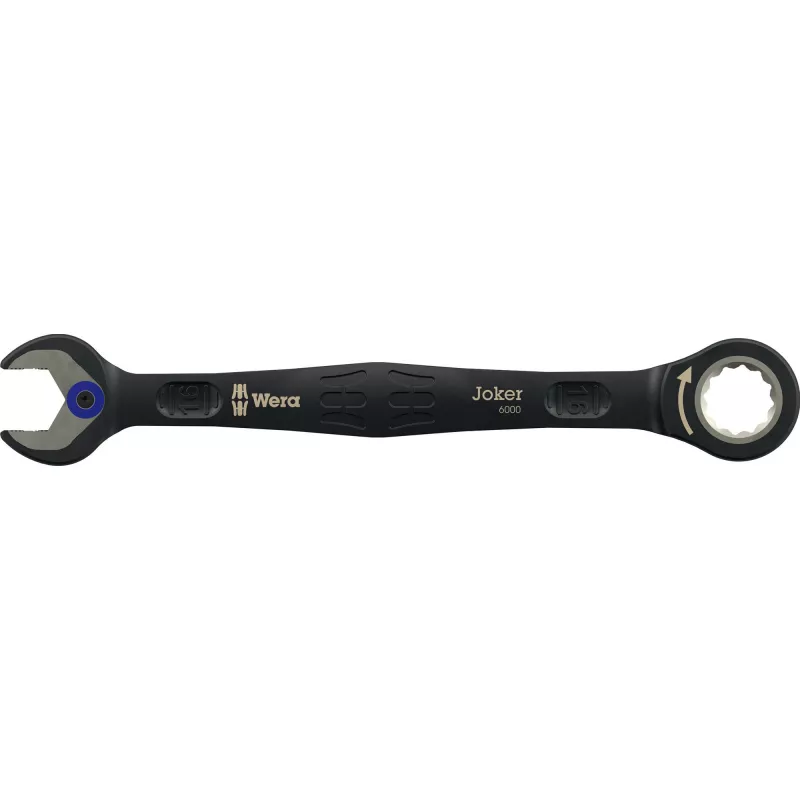 Wera 6000 Joker Black Edition terkšlinių kombinuotų veržliarakčių rinkinys, 11 vnt.