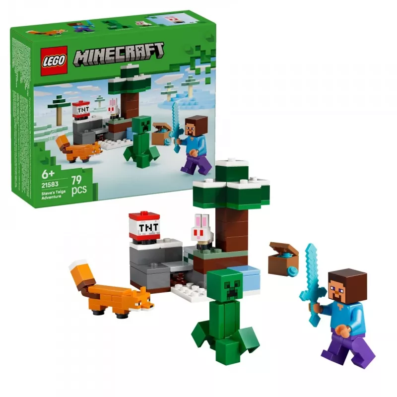 LEGO MINECRAFT 21583 Steve'o taigos nuotykiai
