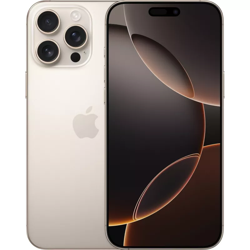 Išmanusis telefonas Apple iPhone 16 Pro Max 6,9 colio 256GB Smėlio spalvos