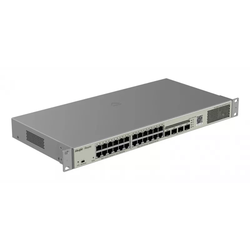 Ruijie Networks RG-NBS3100-24GT4SFP-P-V2 tinklo jungiklis valdomas L2 Gigabit Ethernet (10/100/1000) Power over Ethernet (PoE) Metalinis