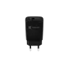NATEC NUC-2141 laidinis mobiliojo įrenginio įkroviklis, 30W, USB-C PD 3.0 + USB-A QC 3.0, 110–240V, juodas