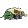Bruder 02033 Krone Big Pack 1290HDP VC modelis-presė, mastelis 1:16, komplekte 2 stačiakampiai ryšuliai, žalios spalvos