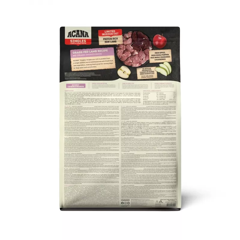 ACANA Singles Grass-Fed Lamb - sausas šunų ėdalas - 2 kg
