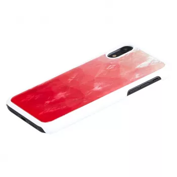 Dėklas telefonui iKins, skirtas iPhone XR — rožinės lagūnos ir baltos spalvos