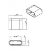 Apsauginis kištukas USB Type-C DeLOCK 64008 juodas 10 vnt.
