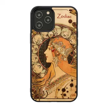 Telefono dėklas man and wood iPhone 12 / 12 Pro — Zodiac Black