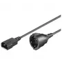 MicroConnect PE130200 maitinimo laidas, juodas, 2 m, C14 jungtis