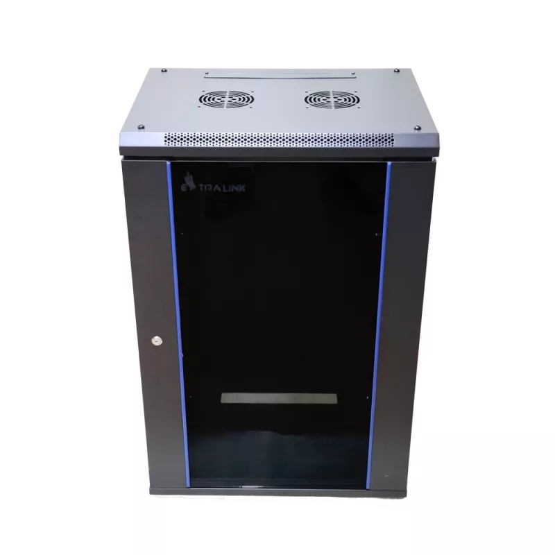 Sieninis stelažas Extralink Rackmount kabinetas 15U 600x600 juodas