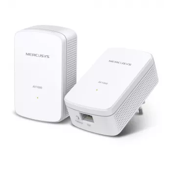 Mercusys AV1000 Gigabit Powerline Starter Kit MP500 KIT – 1000 Mbit/s, 1x LAN