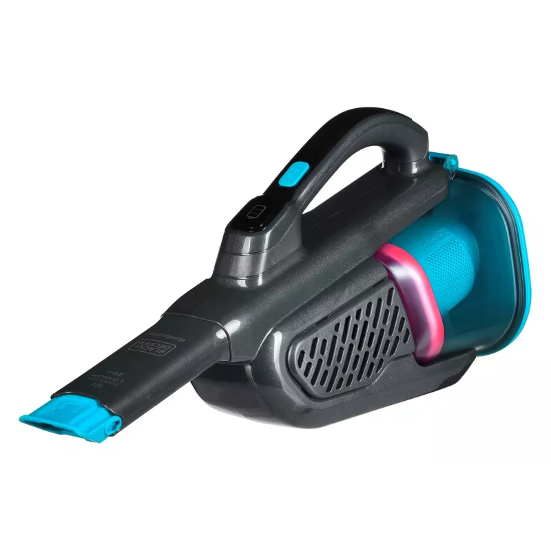 Nešiojamasis dulkių siurblys Black & Decker BHHV320J, mėlynas, titano spalvos, be maišelio