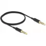 Garso kabelis DeLOCK 66075 0,5 m 3,5 mm Juodas