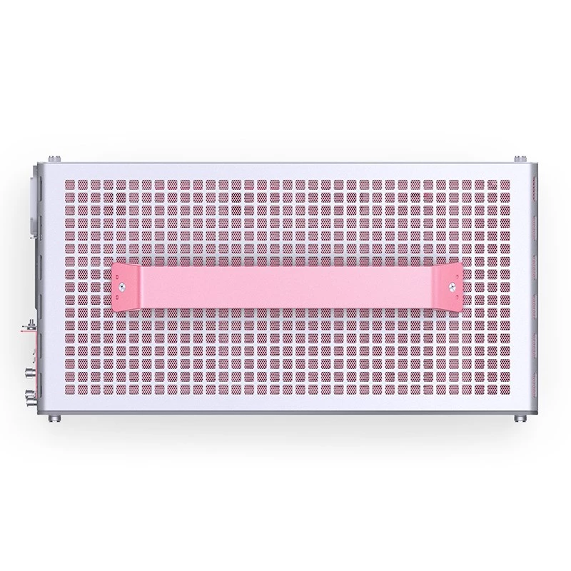 JONSPLUS MATX dėklas su rankena Z20 - balta-rožinė