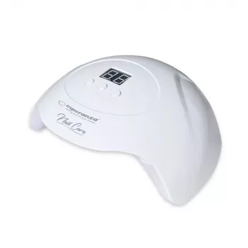 Nagų džiovintuvas ESPERANZA EBN010 36W UV+LED, 15 lempų, baltas, įmontuotas ekranas, judesio jutiklis