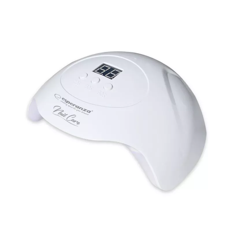 Nagų džiovintuvas ESPERANZA EBN010 36W UV+LED, 15 lempų, baltas, įmontuotas ekranas, judesio jutiklis