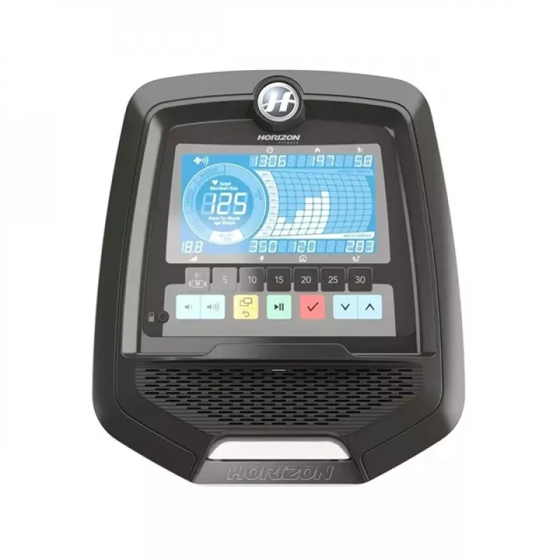 Eliptinis orbitrekas Horizon Fitness Andes 7.1 — 30 pasipriešinimo lygių, 14 programų, 50,8 cm žingsnis, maks. vartotojo svoris 136 kg