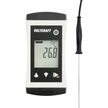 VOLTCRAFT PTM 100 + TPT-205 temperatūros matavimo prietaisas -200 – 450 °C, zondas Pt1000, IP65