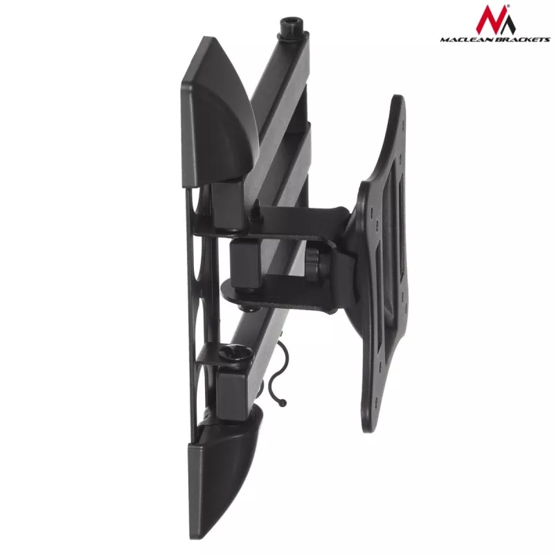 Sieninis TV/monitoriaus laikiklis MACLEAN MC-719, iki 68,6 cm (27 colių), 15 kg, VESA 100x100, juodas