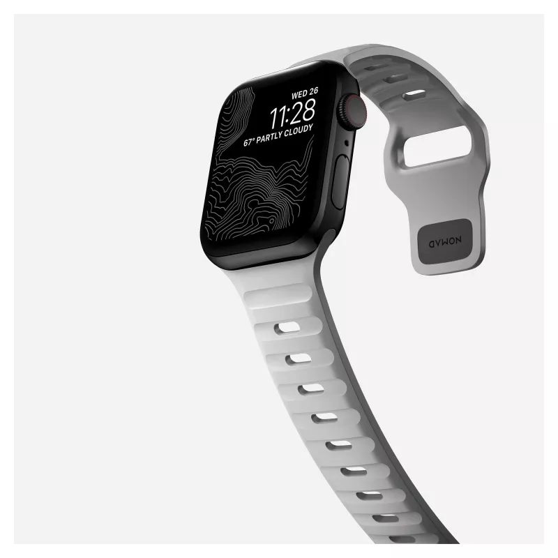 Nomad NM01958185 Pilka sportinė juosta, skirta Apple Watch