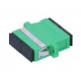 Extralink SC/APC duplekso adapteris, vienmodis, žalias