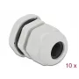 Kabelio įvadas DeLOCK 60199 pilkas plastikinis 10 vnt.