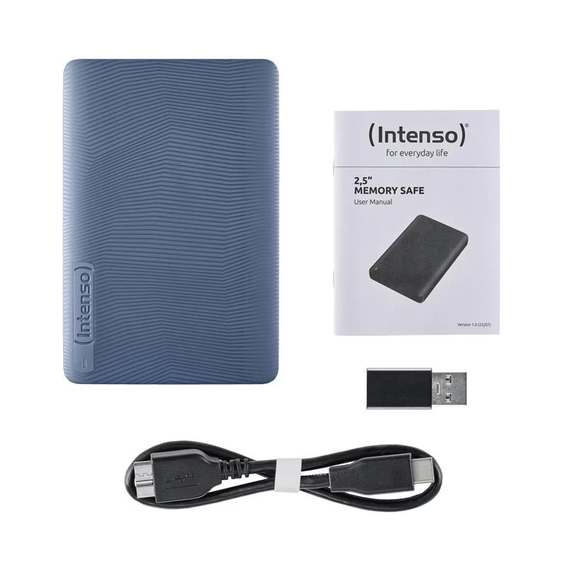 Išorinis kietasis diskas INTENSO 1000 GB mėlynas 6029565