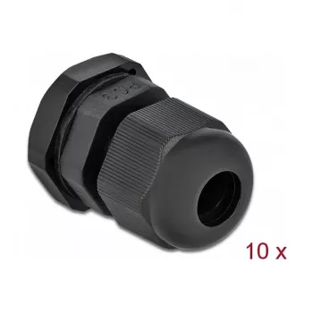Kabelio įvadas DeLOCK 60194 Juodas Plastikas 10 vnt.