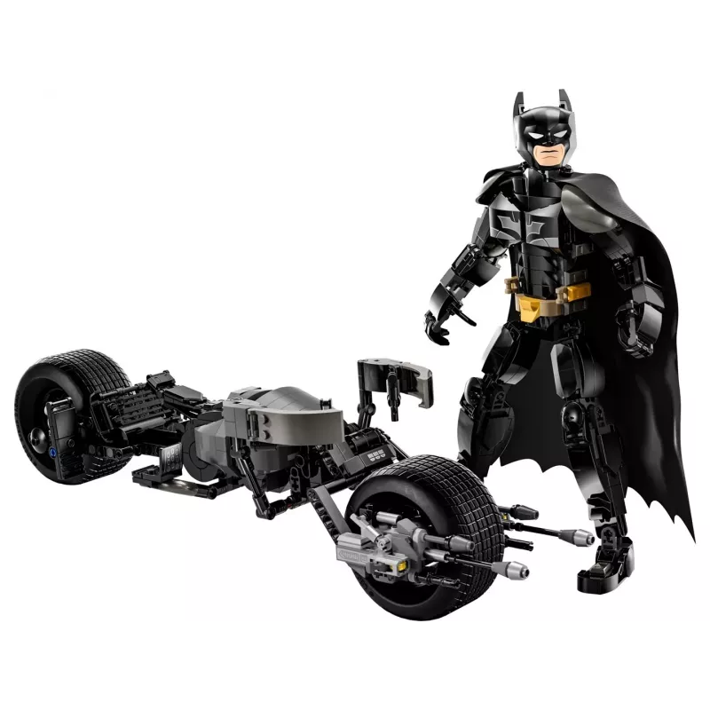 LEGO® DC Batman™: Betmeno konstruojama figūrėlė ir motociklas 76273