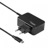Akyga AK-ND-82 USB-C GaN nešiojamojo kompiuterio maitinimo adapteris 90 W, PD 3.0, 5–20 V, 1,8 m laidas, juodas