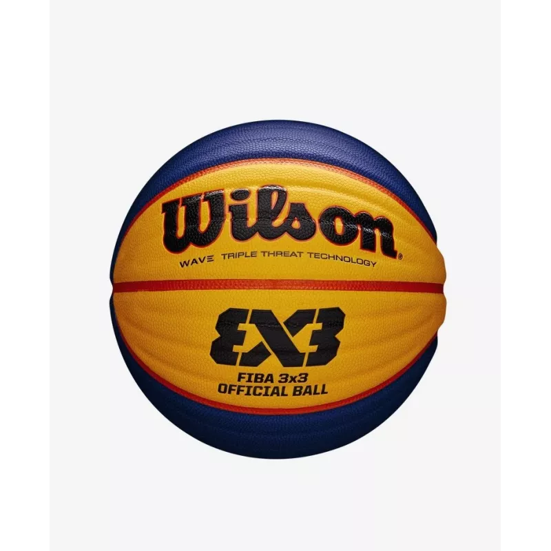 Wilson WTB0533ID krepšinio kamuolys, vidaus ir lauko naudojimui, mėlyna, oranžinė, geltona